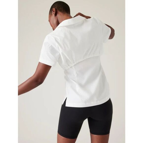 Athleta Advantage Cinch Top In White Size XL - Picture 5 of 12